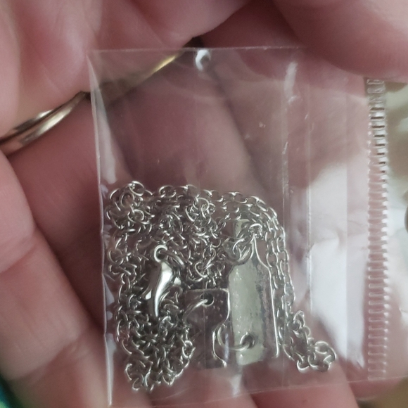 Wine bottle/glass chain necklace - Picture 3 of 3